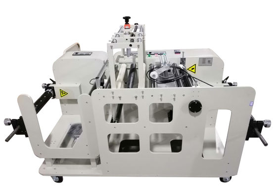 PLC เครื่องตัดฟิล์มที่สามารถเขียนโปรแกรมได้ เครื่องล่อกลับสําหรับการรับเงินอัตโนมัติ