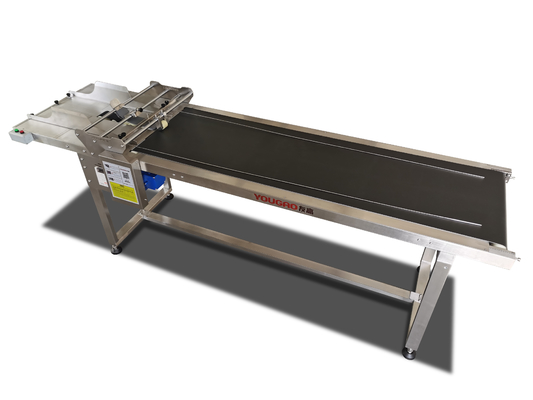 อัตราความถี่แปร 2200mm สแตนเลส ความยาวเครียด Feeder เครื่อง
