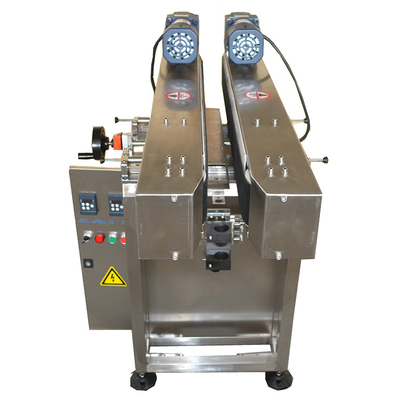 อัตโนมัติ Clamping กําจัดการสั่นสั่น ด้านล่างการโค้ด conveyor กับเครื่องพิมพ์ inkjet