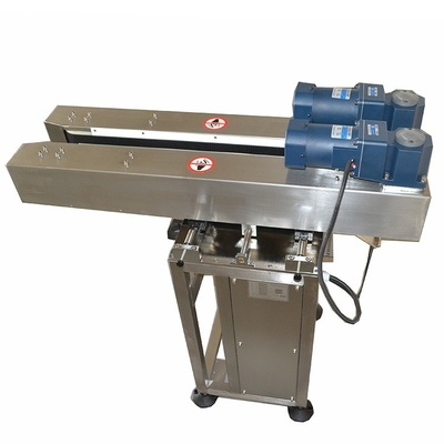 อัตโนมัติ Clamping กําจัดการสั่นสั่น ด้านล่างการโค้ด conveyor กับเครื่องพิมพ์ inkjet