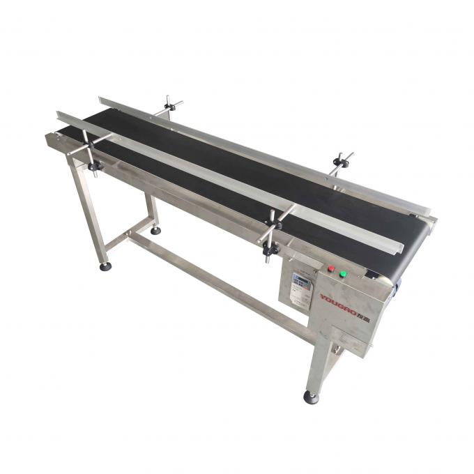 120W Semi-Automatic Coding Belt Feeder สําหรับขวด กระป๋อง กระป๋อง 0